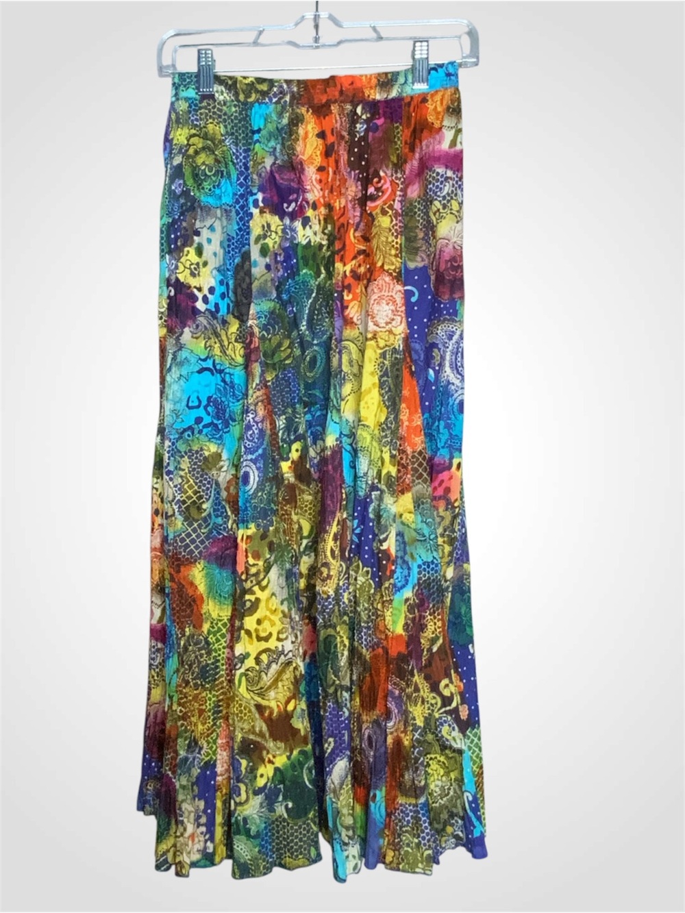 Phool Multi Vibrant Colors Multi-Pattern 100% Cotton Maxi - M